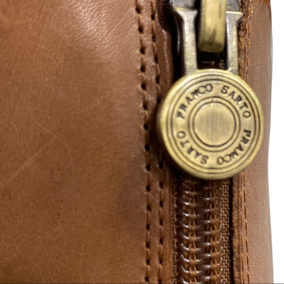 Franco Sarto Brown Leather Wide Calf L-Chipper Boots Women’s size 9M Like New - Picture 6 of 13